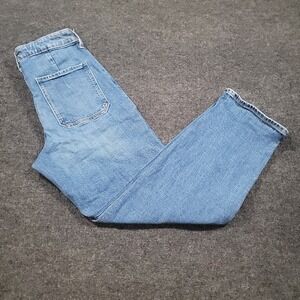 Old Navy Women High Rise OG Loose Jeans Size 10 Stretch Medium Wash